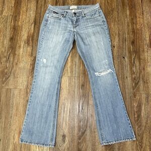 Abercrombie & Fitch Women's 8 Bootcut Light Wash Blue Jeans Y2K Vintage 90s